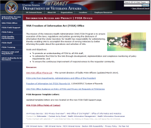 FOIA Office home page
