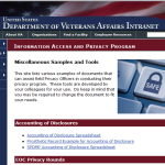 Privacy Office Samples and Tools webpage