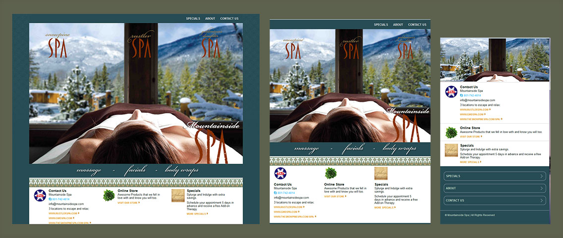 Site Project: Mountainside Spa