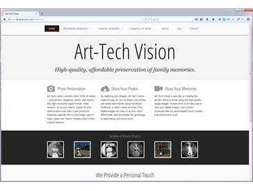 Art-Tech Vision HTML5 Site