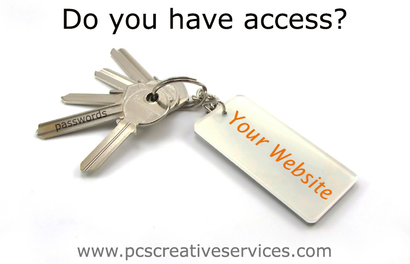do you have access to the keys to your website