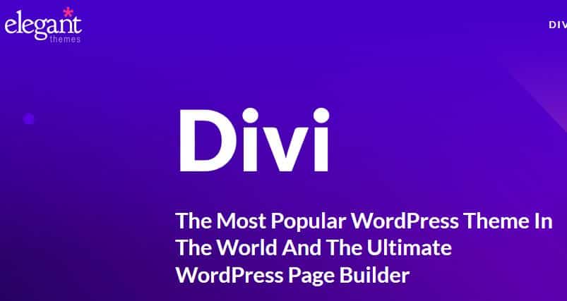 Why Divi is my Go To Theme