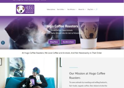 Hugo Coffee website