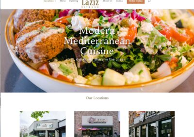 Laziz Kitchen website