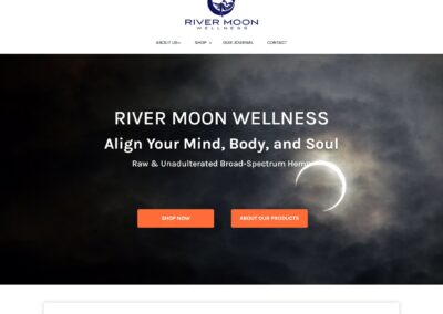 River Moon Wellness website