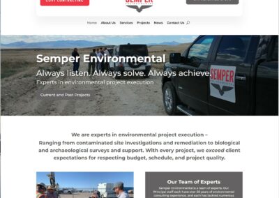 Semper Environmental website