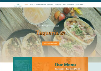 Taqueria 27 website