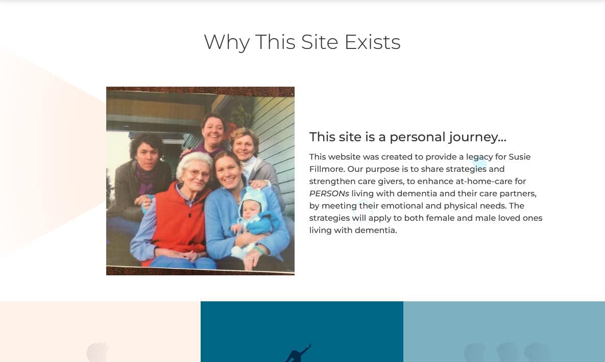 why the website susiecare exists